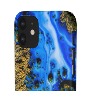 Blue River Ink Art iPhone Case (Slim) Phone Case