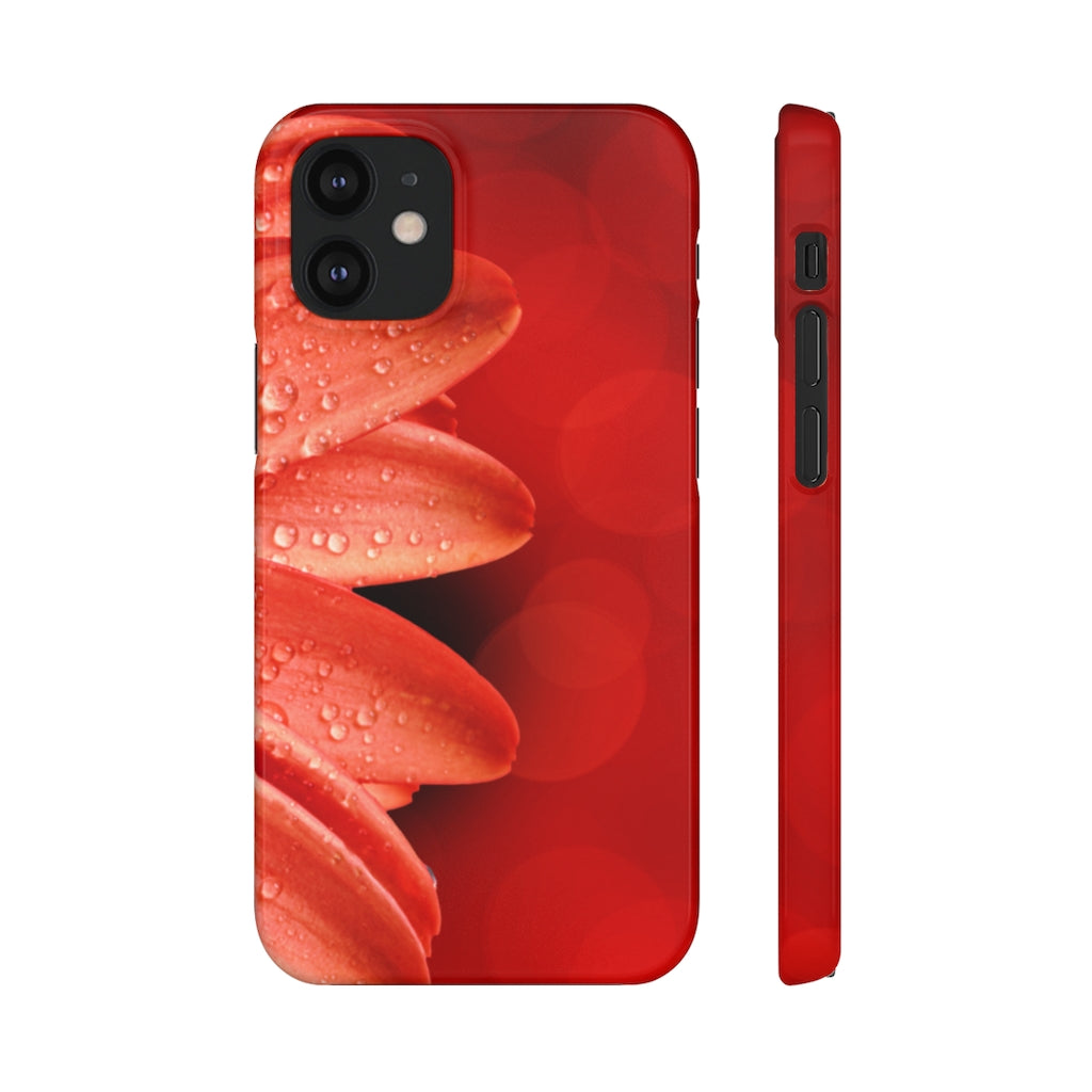 Red Spring Flower Samsung/iPhone (Slim) Phone Case