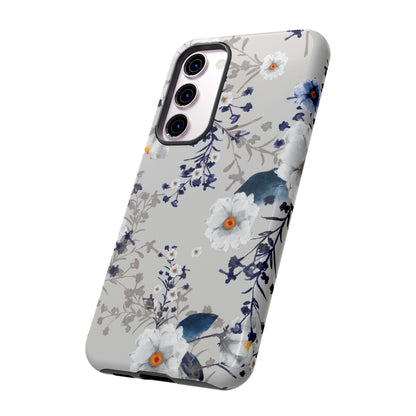 Blue Summerflowers Android Case (Protective) Phone Case