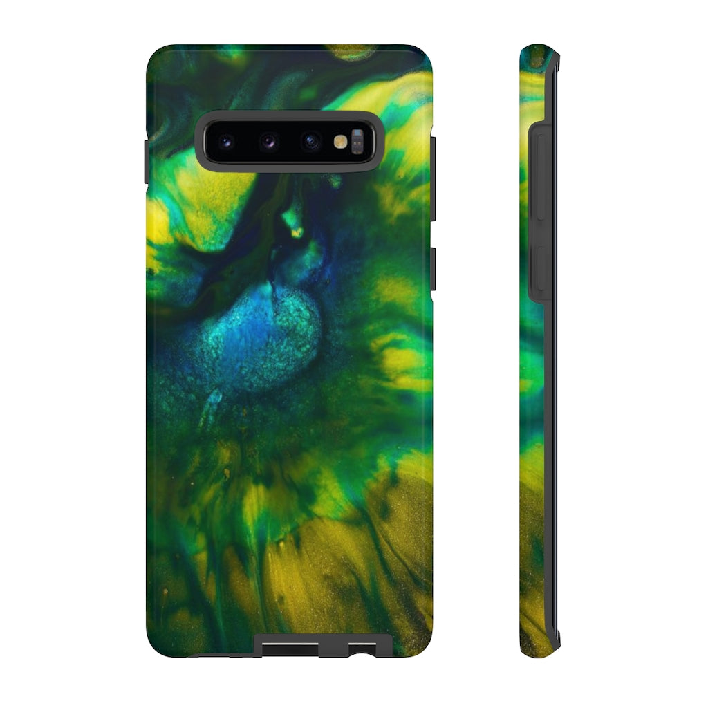 Dragon Eye Ink Art Android Case (Protective) Samsung Galaxy S10 Plus Glossy Phone Case