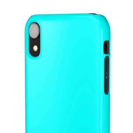 Aqua Blue iPhone Case (Slim) Phone Case