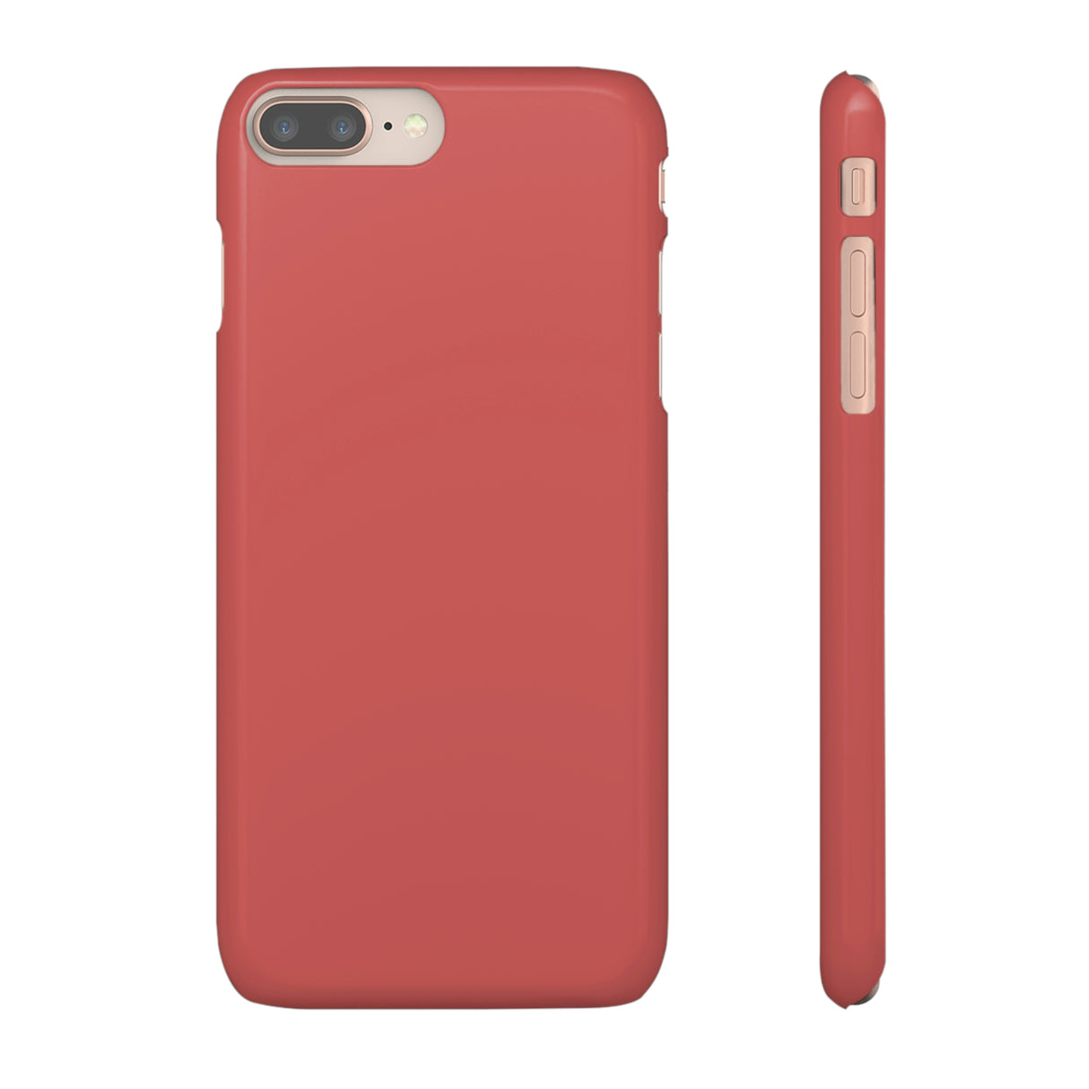 Indian Red iPhone Case (Slim) iPhone 8 Plus Glossy Phone Case