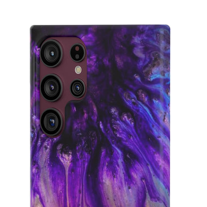 Purple Flow Ink Art Android Case (Slim) Phone Case