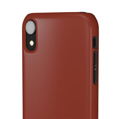 Burnt Umber iPhone Case (Slim) Phone Case