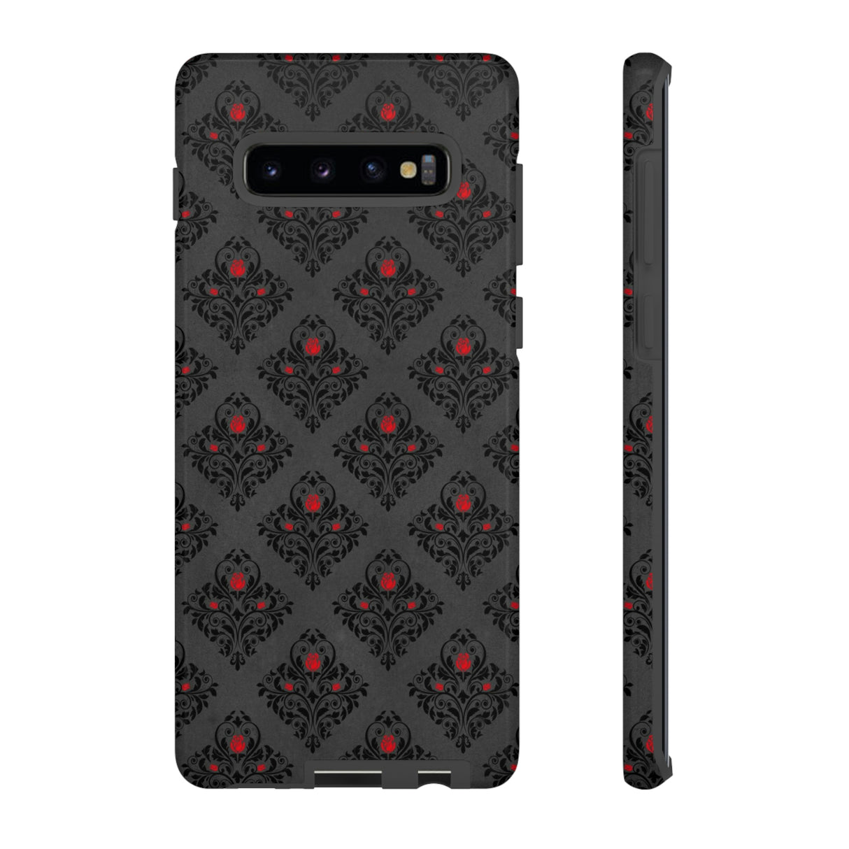 Pixrose Gothic Flower Samsung Case (Protective) Samsung Galaxy S10 Plus Glossy Phone Case