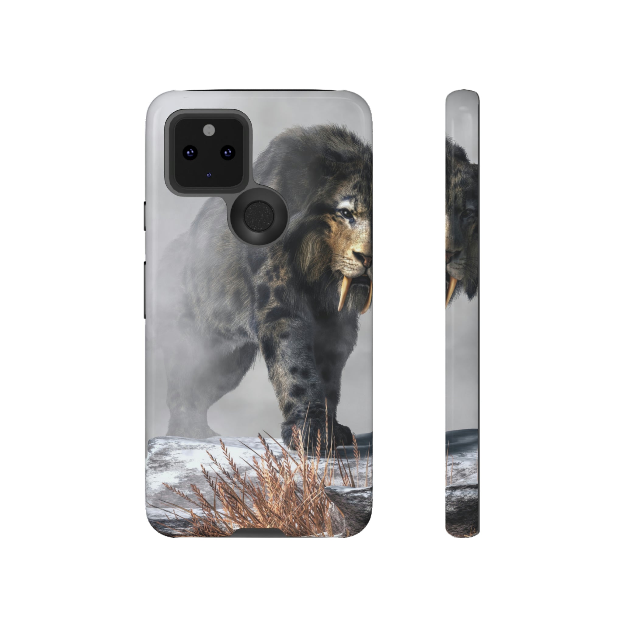 Saber Tooth Android Case (Protective) Google Pixel 5 5G Glossy Phone Case