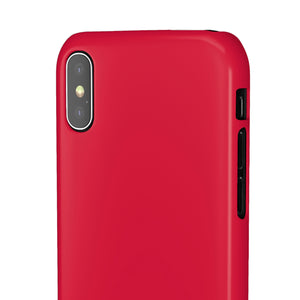 Crimson Red iPhone Case (Slim) Phone Case