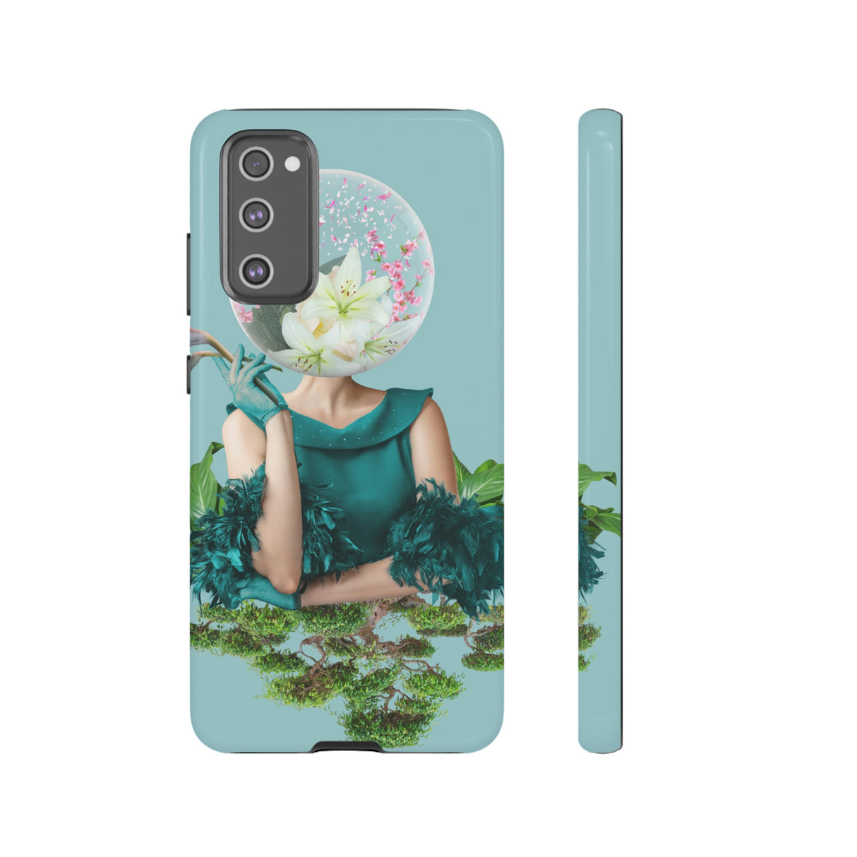 Contemporary Portrait Android Case (Protective) Samsung Galaxy S20 FE Glossy Phone Case