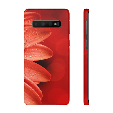 Red Spring Flower Samsung/iPhone (Slim) Phone Case