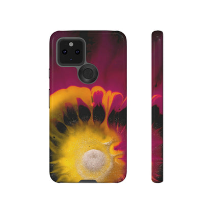 Deep Purple Ink Art Android Case (Protective) Google Pixel 5 5G Glossy Phone Case