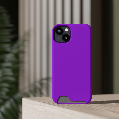 Electric Purple iPhone Case (Card) Phone Case