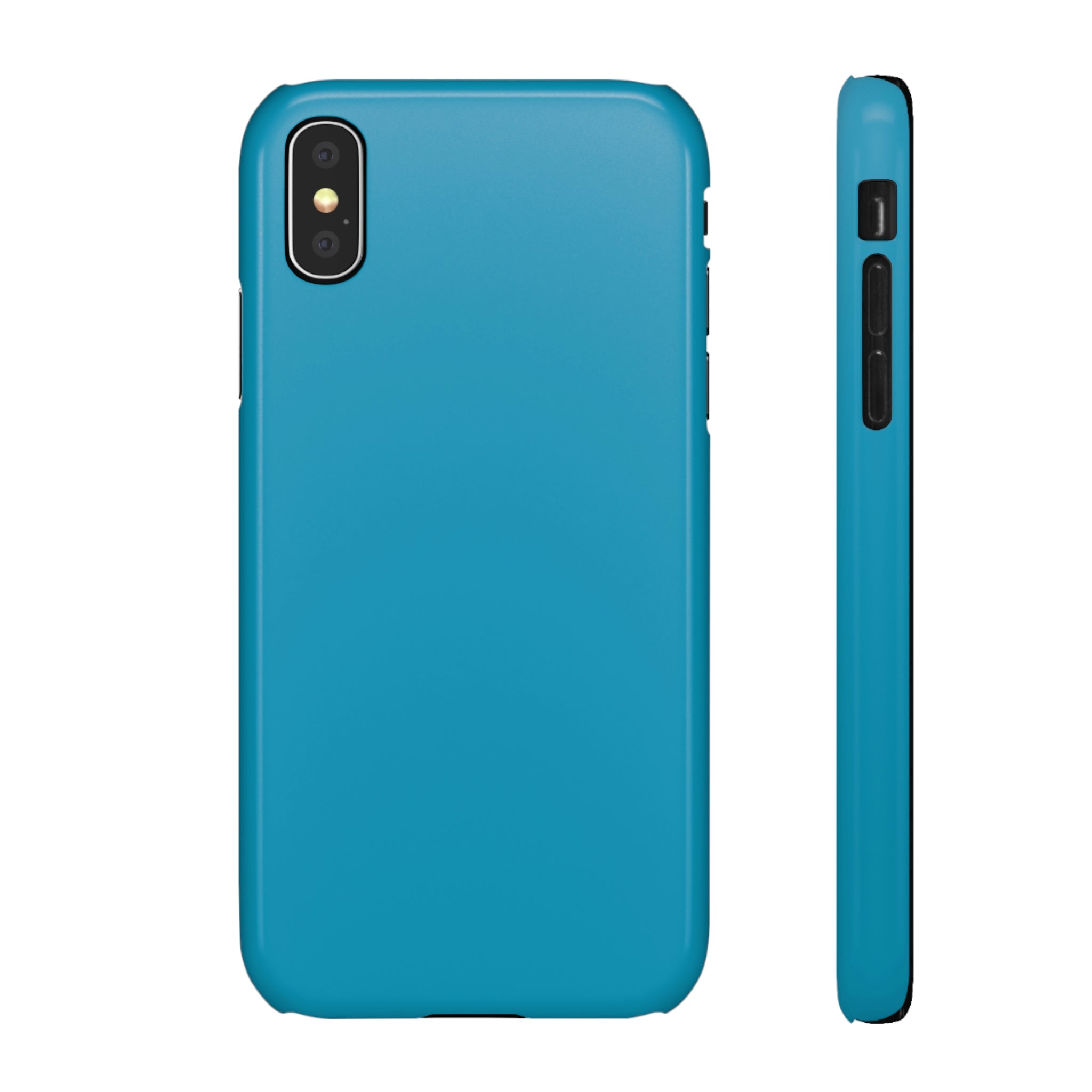 Blue Green iPhone Case (Slim) iPhone X Glossy Phone Case