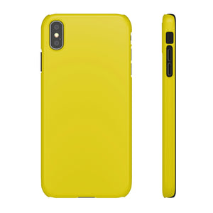 Citrine Yellow iPhone Case (Slim) iPhone XS MAX Glossy Phone Case