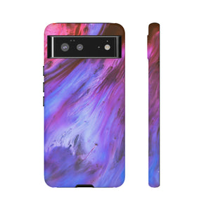 Purple Cosmos Ink Art Android Case (Protective) Google Pixel 6 Matte Phone Case