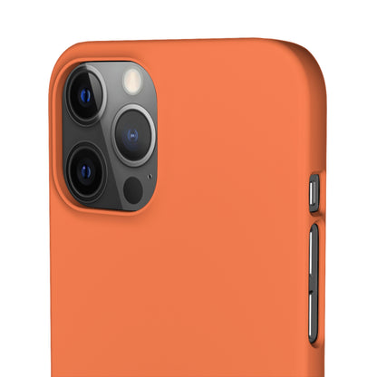 Coral Orange iPhone Case (Slim) Phone Case