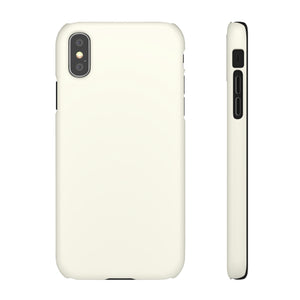 Floral White iPhone Case (Slim) iPhone XS Matte Phone Case