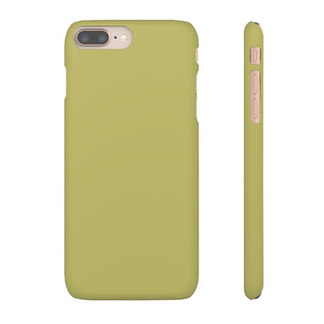 Dark Khaki iPhone Case (Slim) iPhone 8 Plus Matte Phone Case