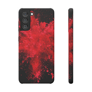 Red Explosion Samsung Case (Slim) Samsung Galaxy S21 Matte Phone Case