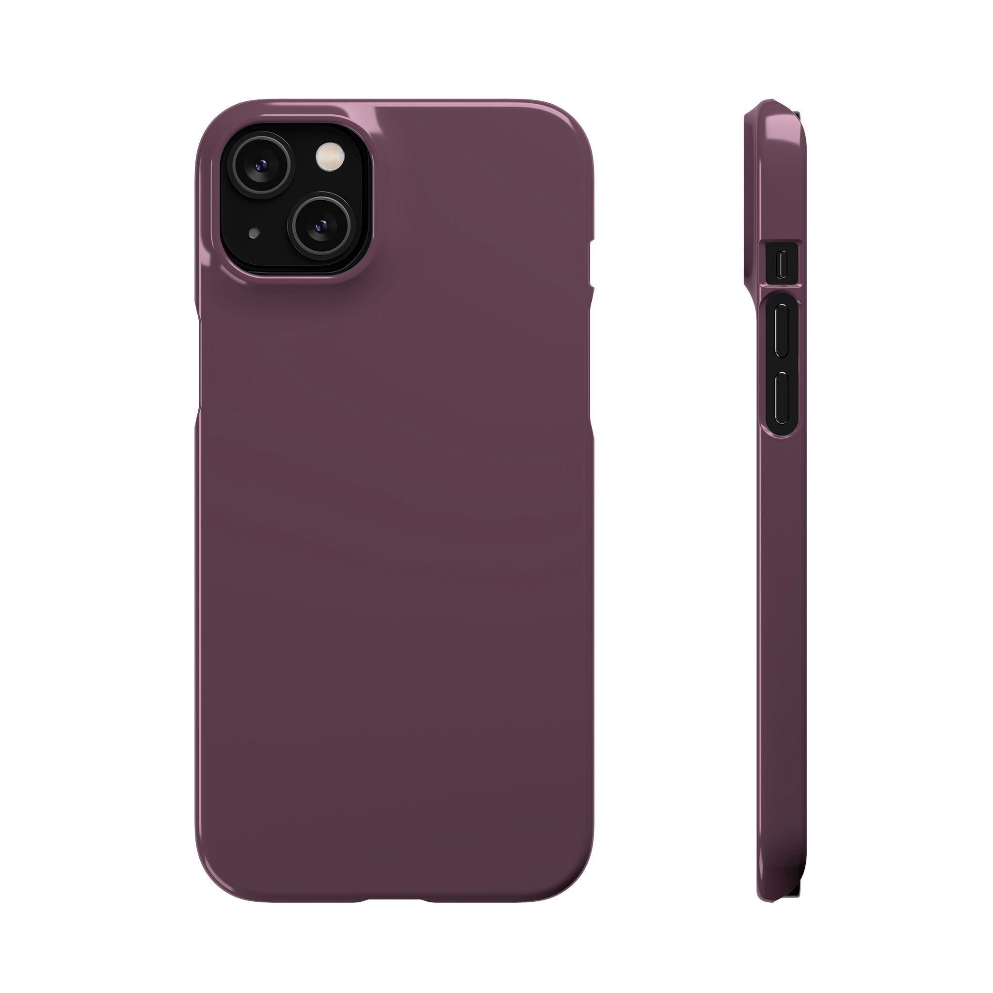 Eggplant iPhone Case (Slim) iPhone 14 Plus Glossy Phone Case