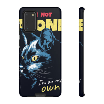 Black Cat Poster Android Case (Protective) Samsung Galaxy S20+ Matte Phone Case