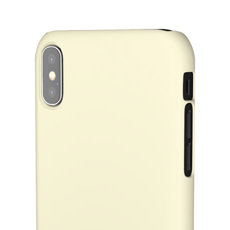 Cornsilk White iPhone Case (Slim) Phone Case