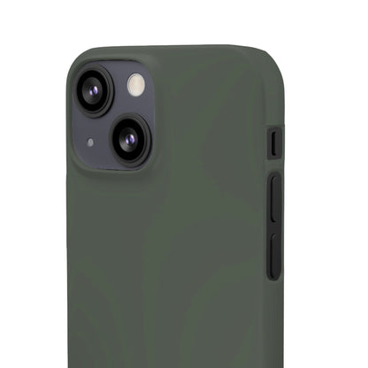 Ebony Green iPhone Case (Slim) Phone Case