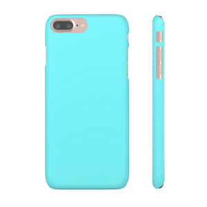 Electric Blue iPhone Case (Slim) iPhone 7 Plus Glossy Phone Case