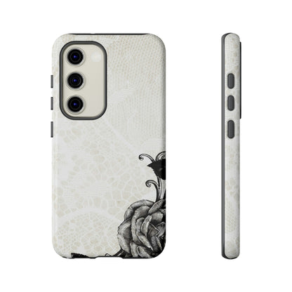 Rosett Gothic Flower Samsung Case (Protective) Samsung Galaxy S23 Glossy Phone Case