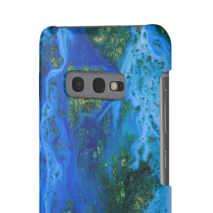 Blue Globe Ink Art Android Case (Slim) Phone Case