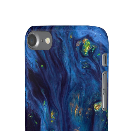 Green Opal Ink Art iPhone Case (Slim) Phone Case