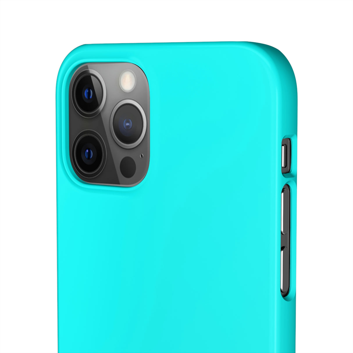 Aqua Blue iPhone Case (Slim) Phone Case