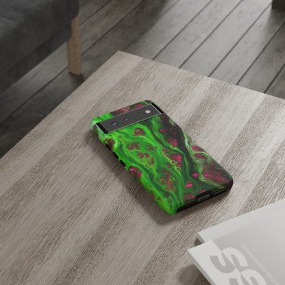 Toxic Green Ink Art Android Case (Protective) Phone Case