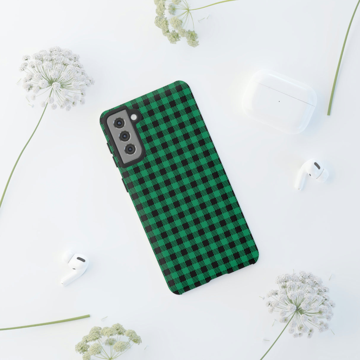 Green Flannel Android Case (Protective) Phone Case