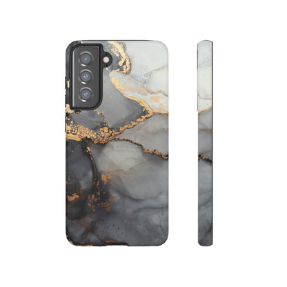 Grey Marble Android Case (Protective) Samsung Galaxy S21 FE Matte Phone Case