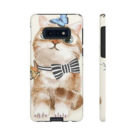 Petit Cute Cat Android Case (Protective) Samsung Galaxy S10E Glossy Phone Case