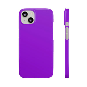 Dark Violet iPhone Case (Slim) iPhone 13 Glossy Phone Case