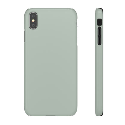 Ash Grey iPhone Case (Slim) iPhone XS MAX Glossy Phone Case