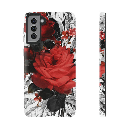 Cheruse Gothic Flower Samsung Case (Protective) Samsung Galaxy S21 Plus Matte Phone Case