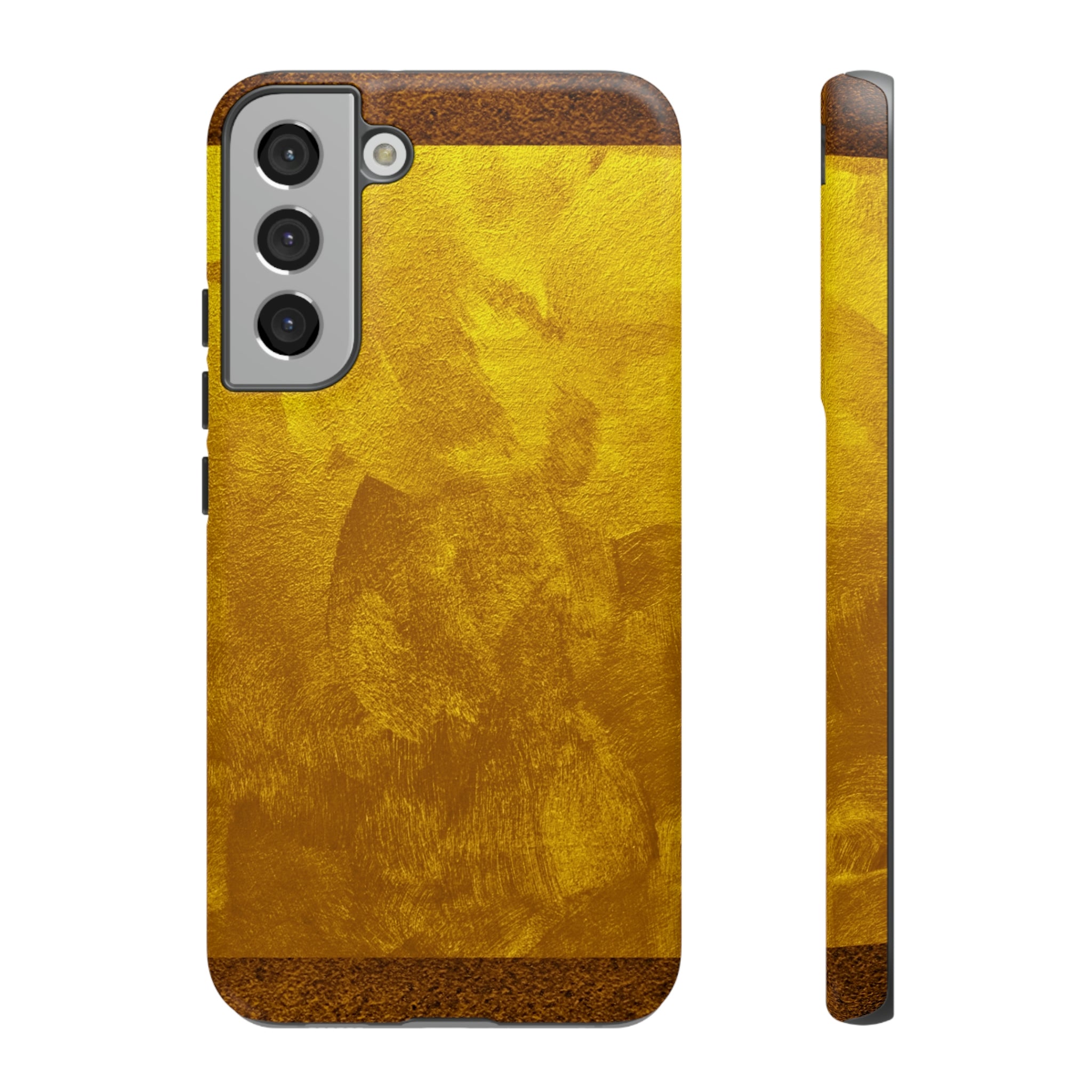 Retro Gold Android Case (Protective) Samsung Galaxy S22 Plus Matte Phone Case