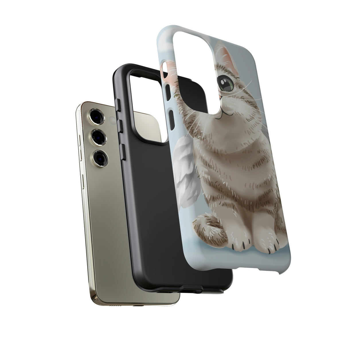 Cute Angel Cat Android Case (Protective) Phone Case