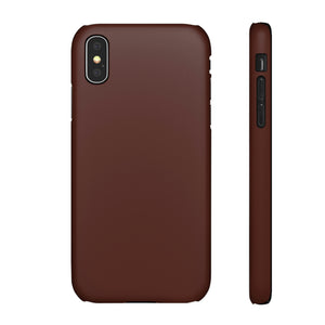 Caput Mortuum iPhone Case (Slim) iPhone X Matte Phone Case