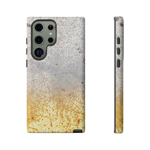 Gold Abstract Android Case (Protective) Samsung Galaxy S23 Ultra Matte Phone Case