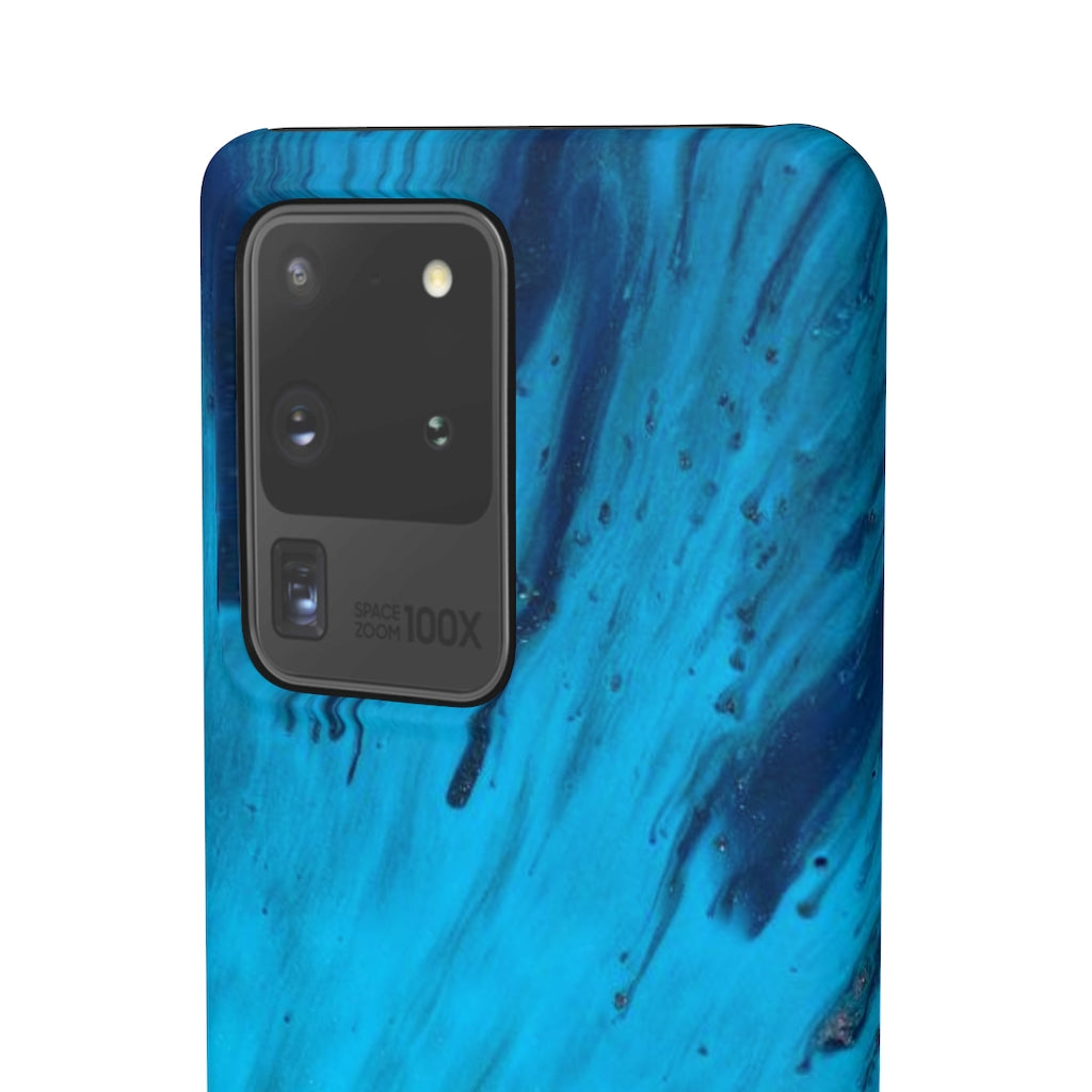 Light Blue Ink Art Android Case (Slim) Phone Case