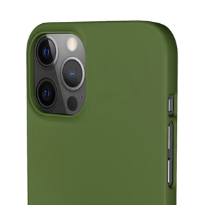 Dark Olive Green iPhone Case (Slim) Phone Case