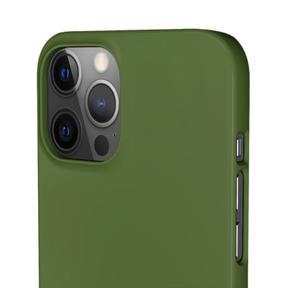 Dark Olive Green iPhone Case (Slim) Phone Case