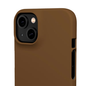 Dark Brown iPhone Case (Slim) Phone Case