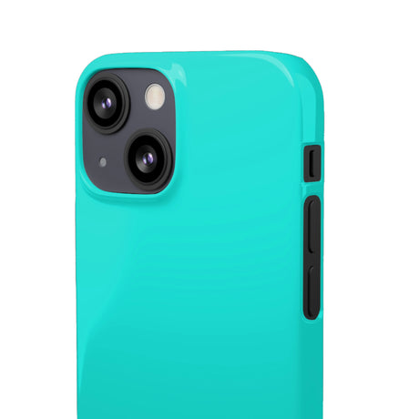 Bright Turquoise iPhone Case (Slim) Phone Case