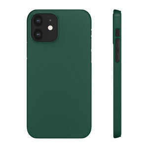 Brunswick Green iPhone Case (Slim) iPhone 12 Glossy Phone Case