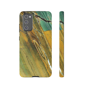 Cracked Yellow Android Case (Protective) Samsung Galaxy S20 FE Glossy Phone Case