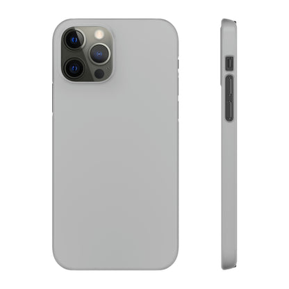 Gray iPhone Case (Slim) iPhone 12 Pro Glossy Phone Case